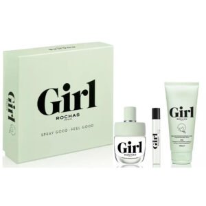 Rochas Girl Eau De Toilette Spray 100ml Set 3 Peças